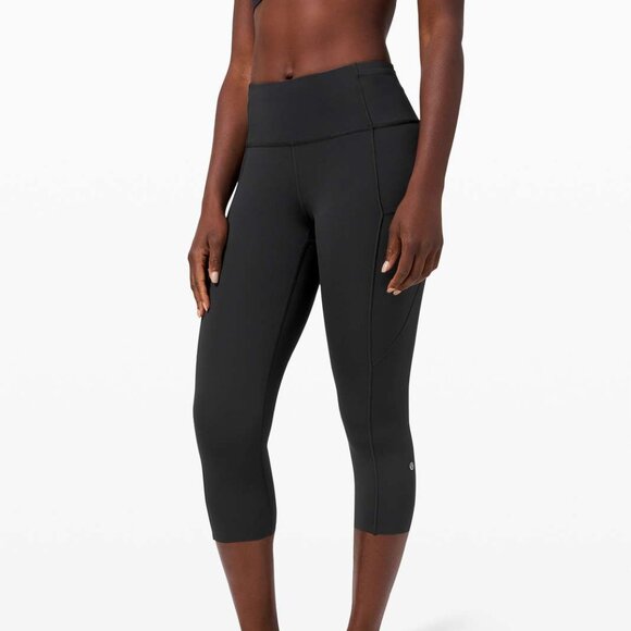 Lululemon Fast and Free Crop II 19" - Picture 1 of 13